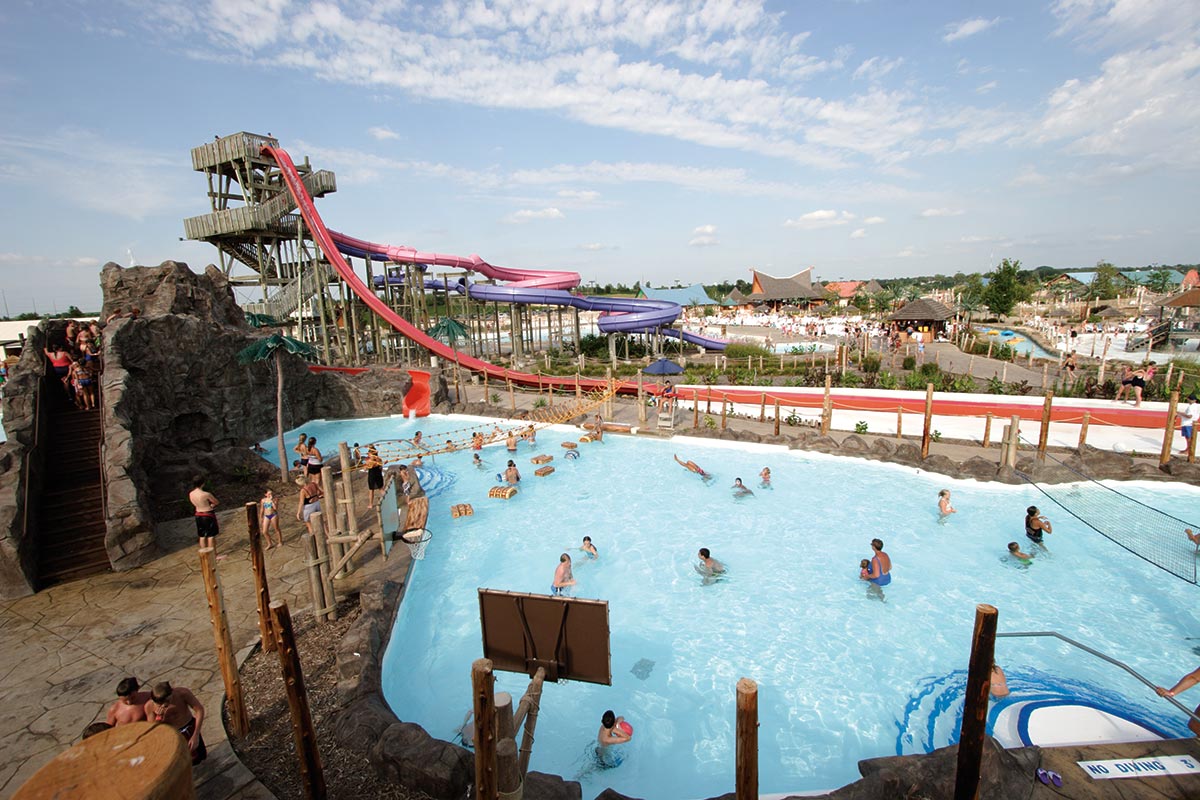 Image Showing A Top view of swimming pool in cedarfalls waterloo.